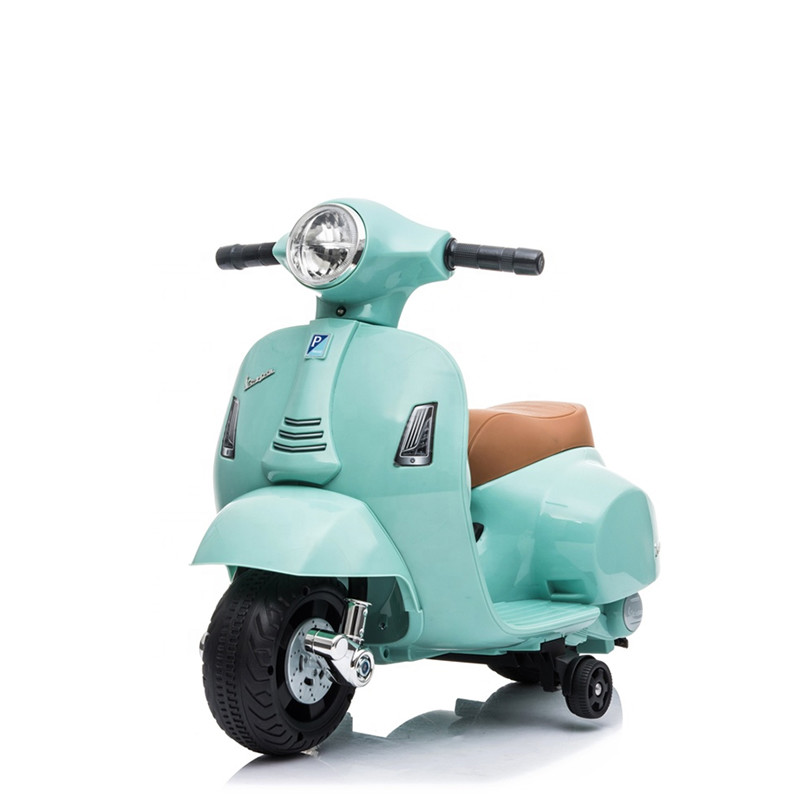 2020 neues lizenziertes elektrisches Vespa-Fahrrad für Kinderfahrräder Batteriebetriebenes Motorrad