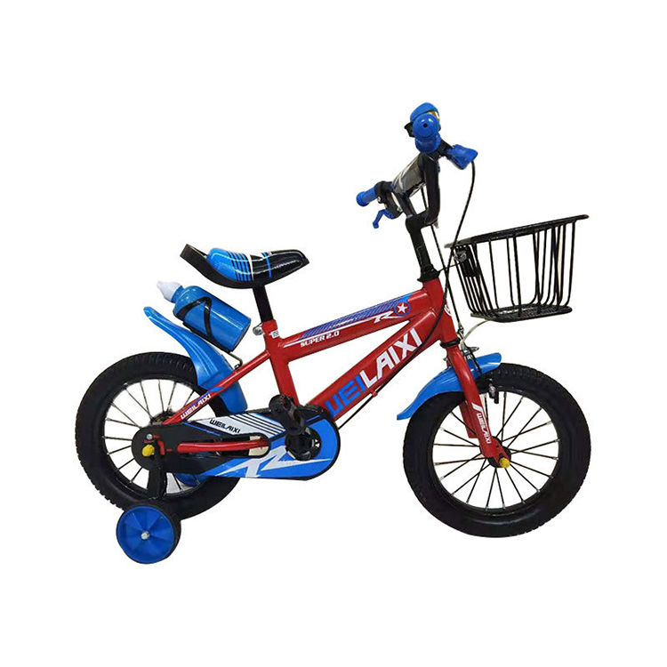 Kinderfahrräder aus Stahl / Neues Modell 12-Zoll-Fahrrad für Kinder / OEM-4-Rad-Kinderfahrrad für 3 bis 5 Jahre alte Babys